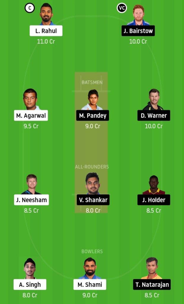 KXIP vs DC www.crickinfo.in