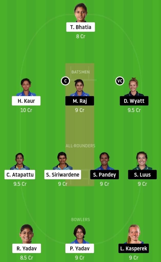 SUP vs VEL Dream11 Team PredictionCrickinfo
