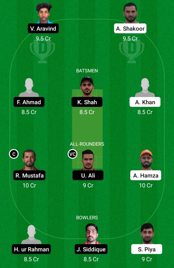 AJM vs SHA Dream11 Prediction, SHA vs AJM Dream11 Prediction, Emirates D10 2021, Match 4th, Playing11, Key Players, Emirates D10 Team Squad, Dream Team Prediction, Today Match Prediction, Fantasy Tips, Betting Tips, AJM vs SHA Players Record, Dream11 Prediction, Pitch Report, Weather Report, Live Score, Live Streaming, Team Suggestion,