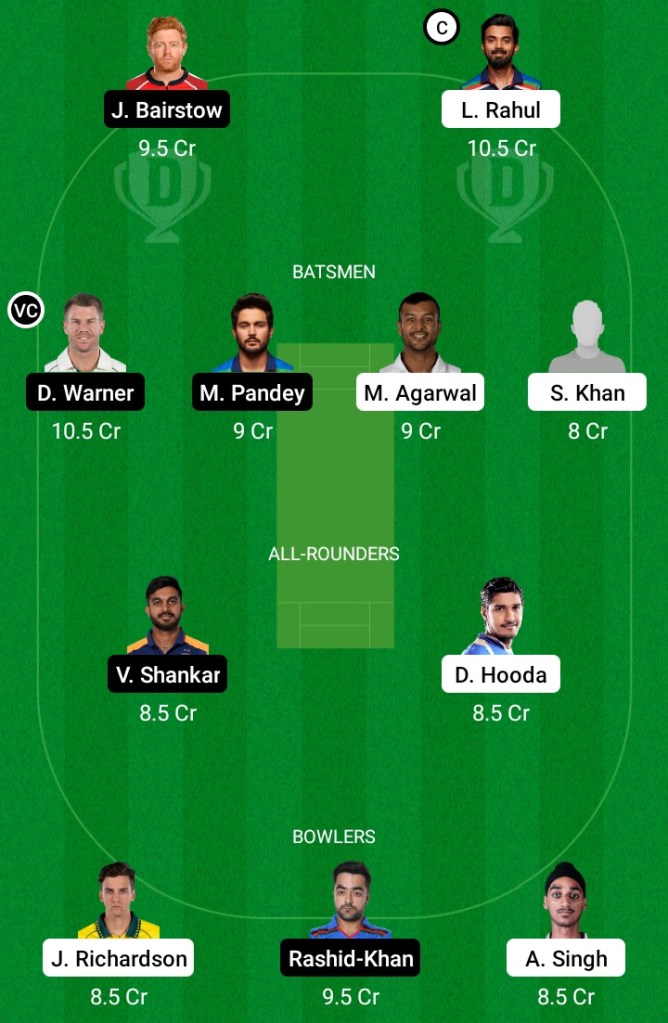 Punjab Kings vs Sunrisers Hyderabad, PBKS vs SRH Dream11 Team Prediction, SRH vs PBKS Dream11 Prediction, Pitch Report, Team Squad, PBKS vs SRH Playing11, Key Players, Captaincy Options, Small League Team, IPL 2021, Live Score, Live Match, IPL Match Preview, Fantasy Tips, PBKS vs SRH IPL 2021, PBKS vs SRH Today Team Prediction, Grand League Team, Dream11, Today IPL Team, Batting Order,