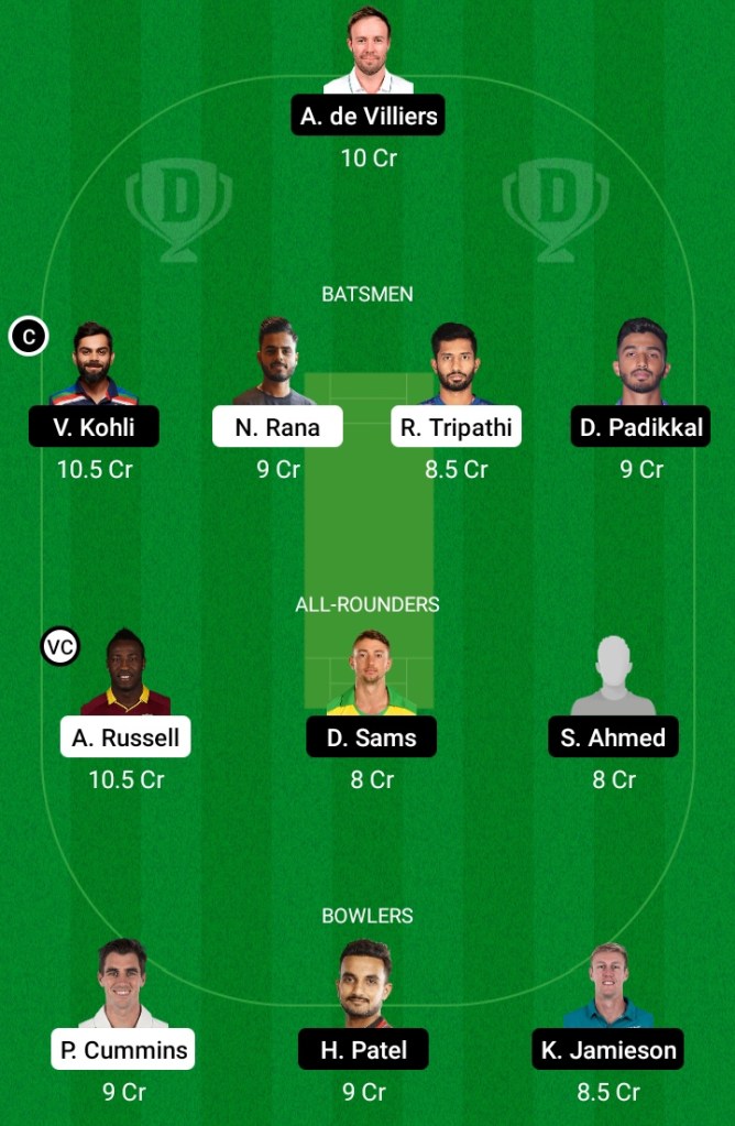 Kolkata Knight Riders vs Royal Challengers Bangalore , KKR vs RCB Dream11 Team Prediction, RCB vs KKR Dream11 Prediction, Pitch Report, Team Squad,  Playing11, Key Players, Captaincy Options, Small League Team, IPL 2021, Live Score, Live Match, IPL Match Preview, Fantasy Tips, KKR vs RCB IPL 2021, KKR vs BLR Today Team Prediction, Grand League Team, Dream11, Today IPL Team, Batting Order, KKR vs RCB, RCB vs PBKS,

